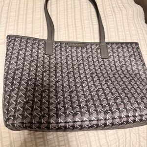 Tory Burch Patterned Gray Tote